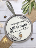 1st Christmas Married Bauble