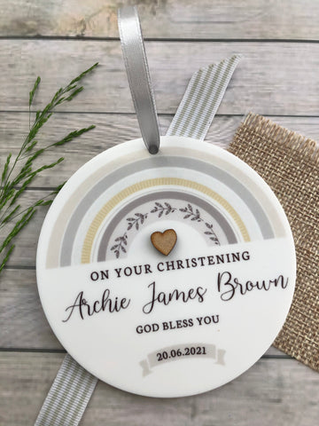Christening Keepsake.