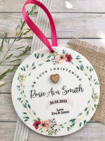 Christening Keepsake.
