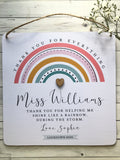 Teacher Thank You Sign