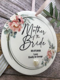 Mother of the Bride or Groom Keepsake