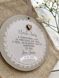 Godfather Plaque
