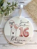 Sweet Sixteen Keepsake