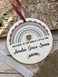 Baby Rainbow Keepsake.