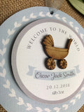 Baby Boy Plaque