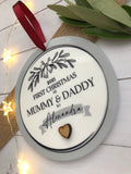 1st Christmas Parents Bauble